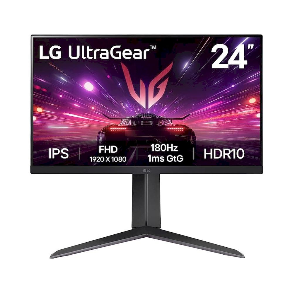 Monitor LG UltraGear 24GS65F-B 24'IPS 180Hz 1Ms FHD DP PIVOTE IPS FREESYNC