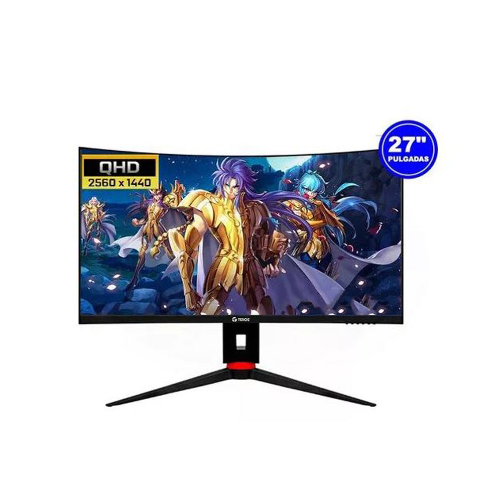 MONITOR GAMER TEROS TE-2765G 27' CURVO VA QHD 165HZ 1MS DP HDMI