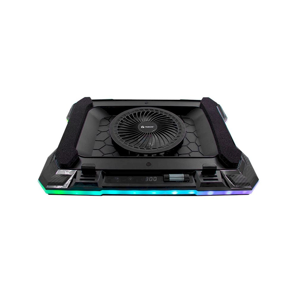 Cooler TEROS TE-7133N RGB compatible con notebooks de 14" hasta 19"
