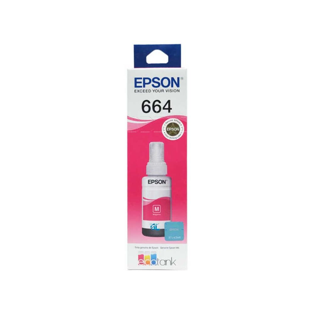 Botella tinta EPSON T664320 magenta 664 serie L 100% original