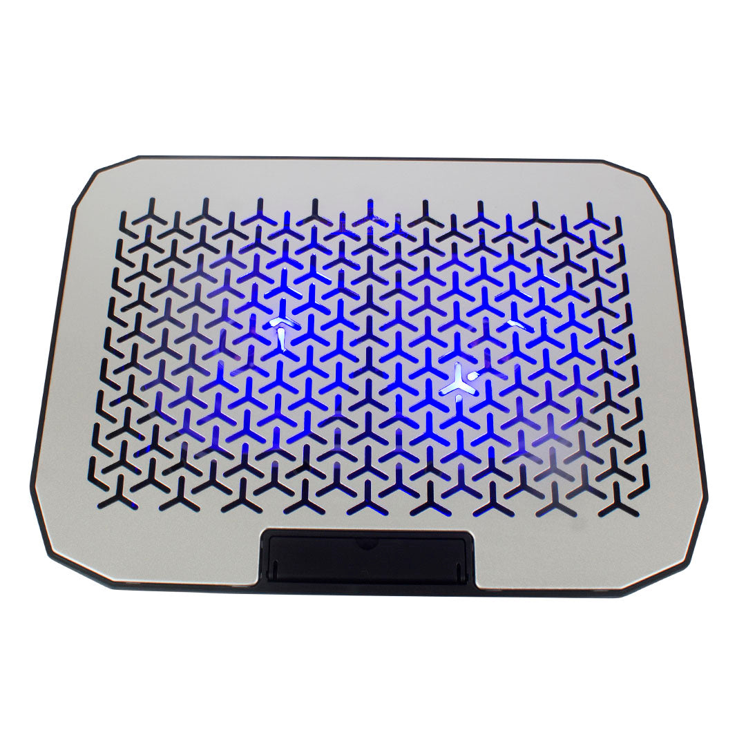 CYBERCOOL HA-80 LED PLASTICO ALUMINIO RECLINABLE USB COOLER PARA NOTEBOOK