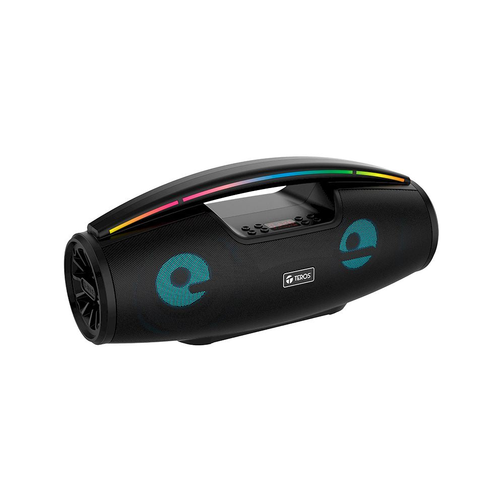 Parlante Inalámbrico Teros TE-6042N BT LUZ LED MP3 MICROSD