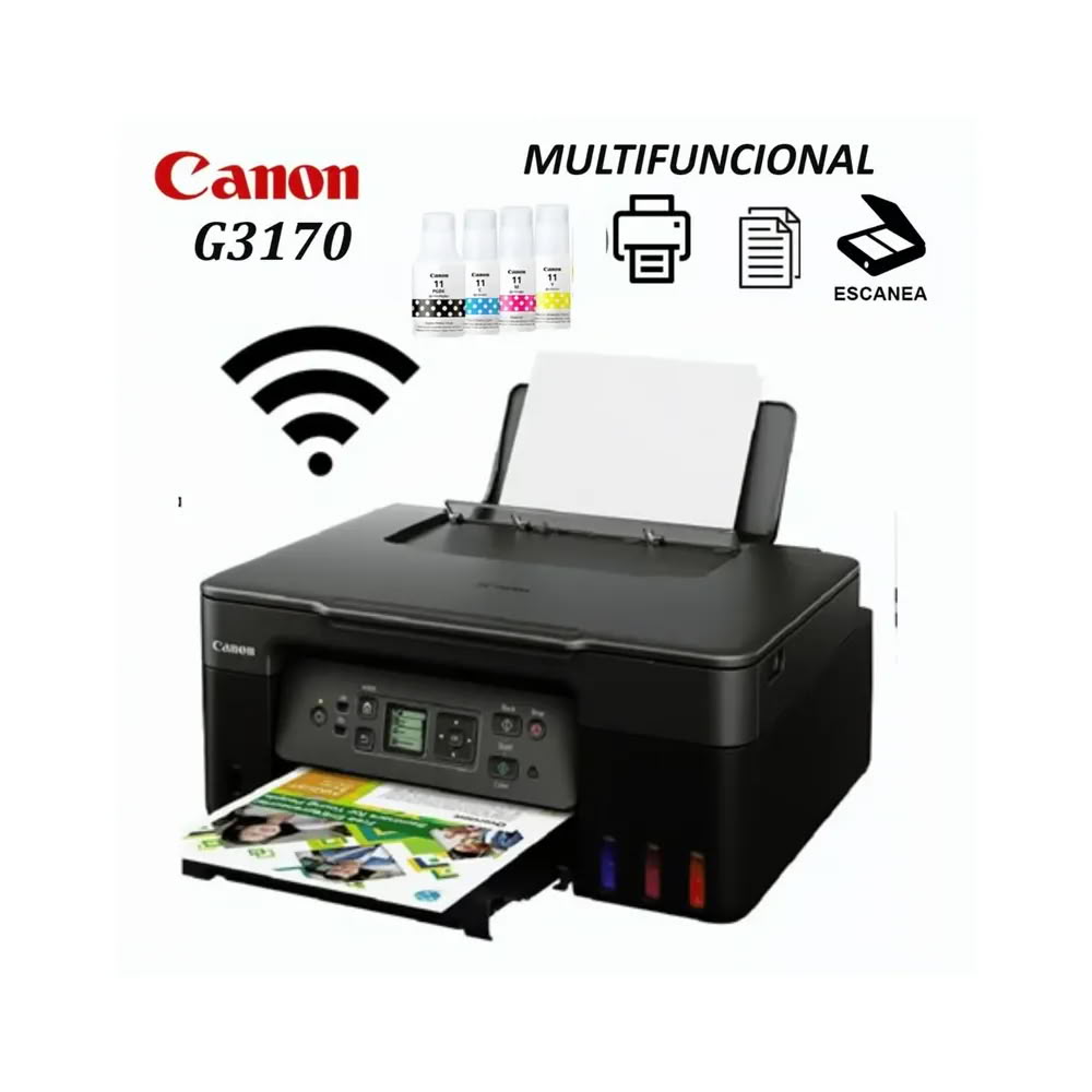 Impresora Multifuncional CANON tinta continua PIXMA G3170