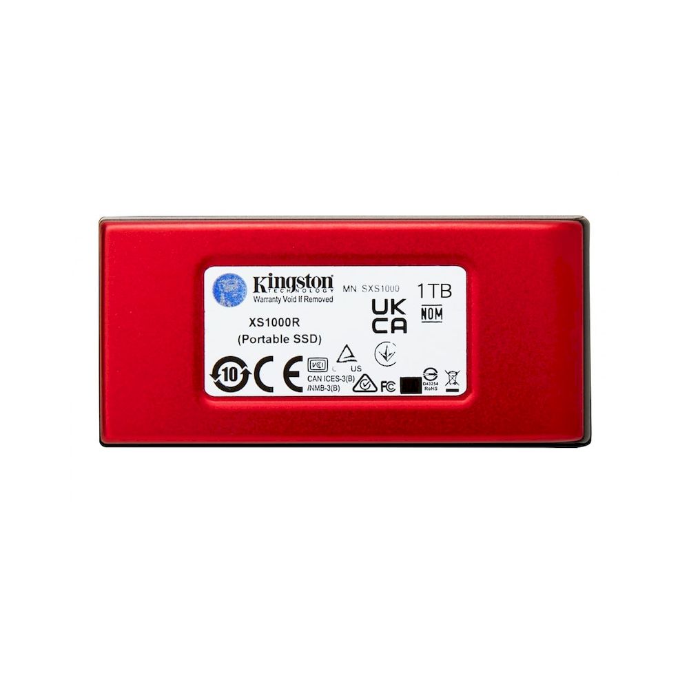 Disco externo SSD KINGSTON SXS1000 1TB ROJO 1050 MB/Seg