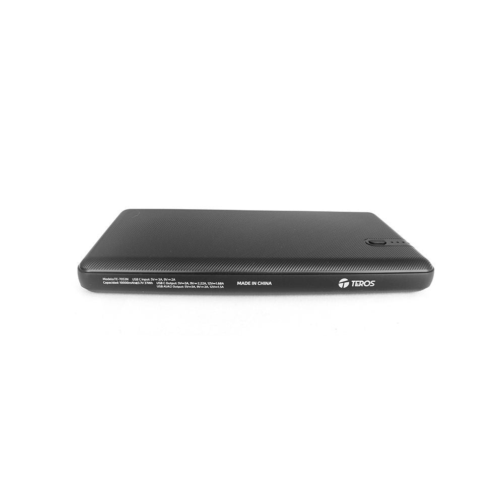 POWERBANK PORTATIL TEROS 7053N 20W 10000MAH TEROS