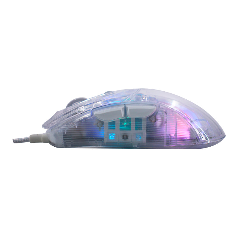 MOUSE ÓPTICO GAMER TEROS TE-1216G HASTA 7200 DPI RECEPTOR USB 7 BOTONS