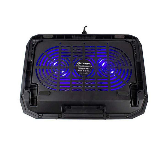 CYBERCOOL HA-73 LED BLUE ALUMINIO ERGONOMICO USB COOLER PARA NOTEBOOK