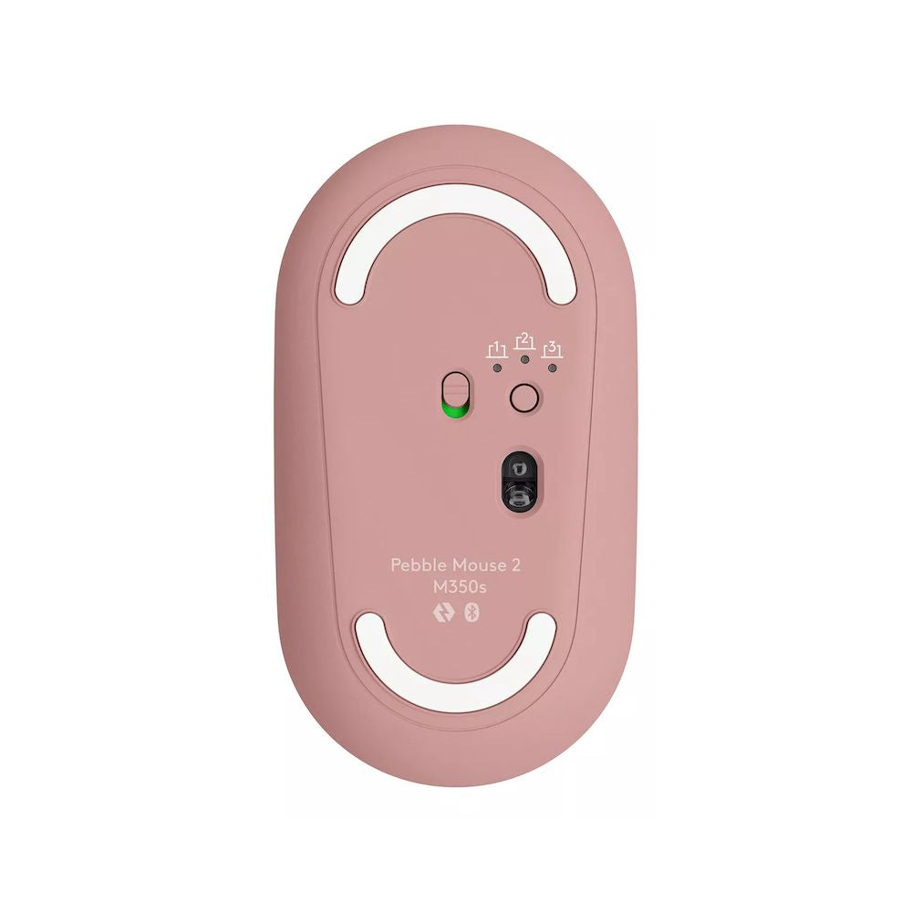MOUSE LOGITECH PEBBLE MOUSE 2 M350S ROSA BLUETOOTH SILENT
