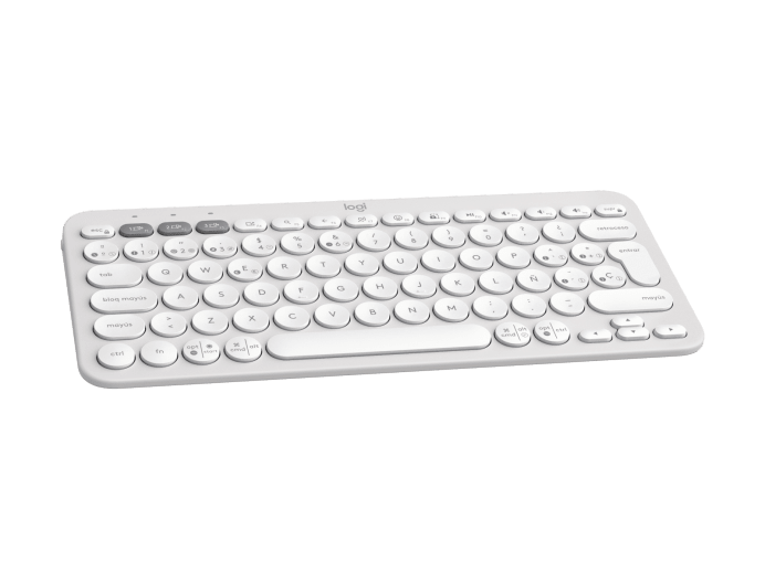 TECLADO LOGITECH PEBBLE KEYS 2 K380S MINIMALISTA ESPAÑOL INALAMBRICO BLUETOOTH