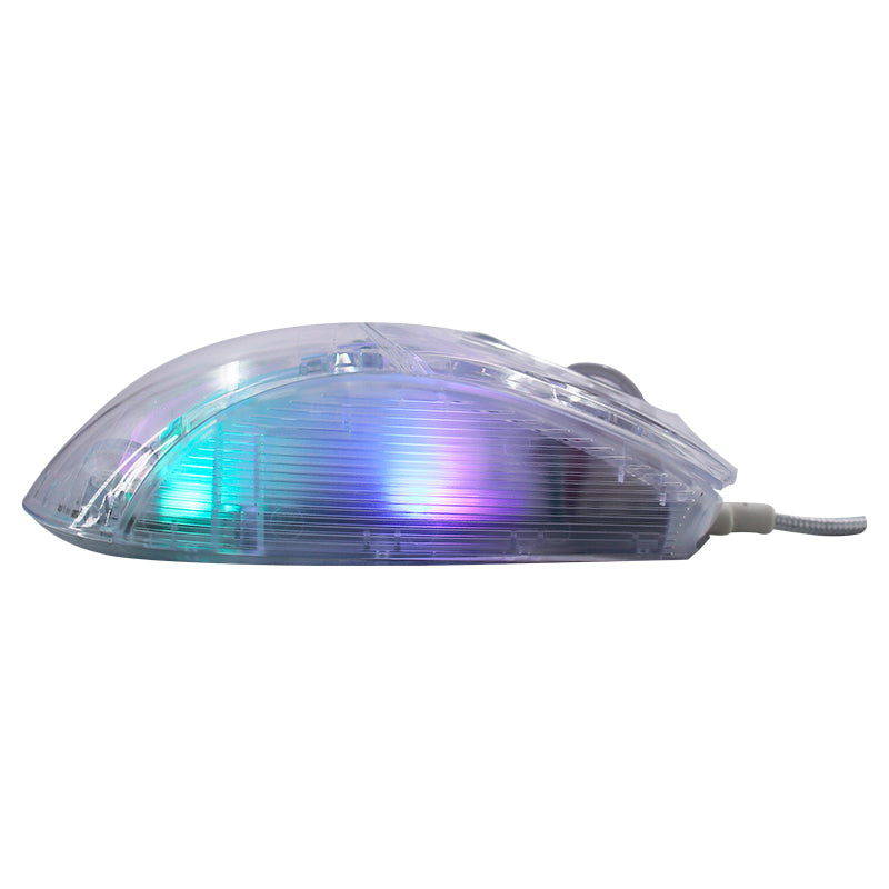 MOUSE ÓPTICO GAMER TEROS TE-1216G HASTA 7200 DPI RECEPTOR USB 7 BOTONS