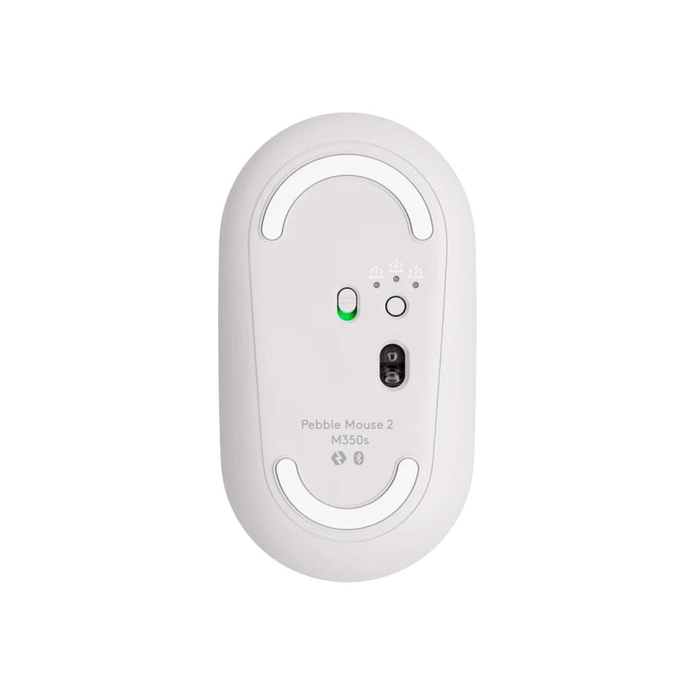 MOUSE LOGITECH PEBBLE MOUSE 2 M350S BLANCO BLUETOOTH SILENT
