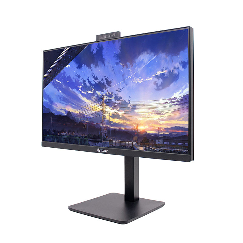 Monitor Teros TE-2416CS 23.8' IPS 2K 100hz 1MS HDMI DP PARLANTE PIVOTE CAMARA WEB MICROFONO