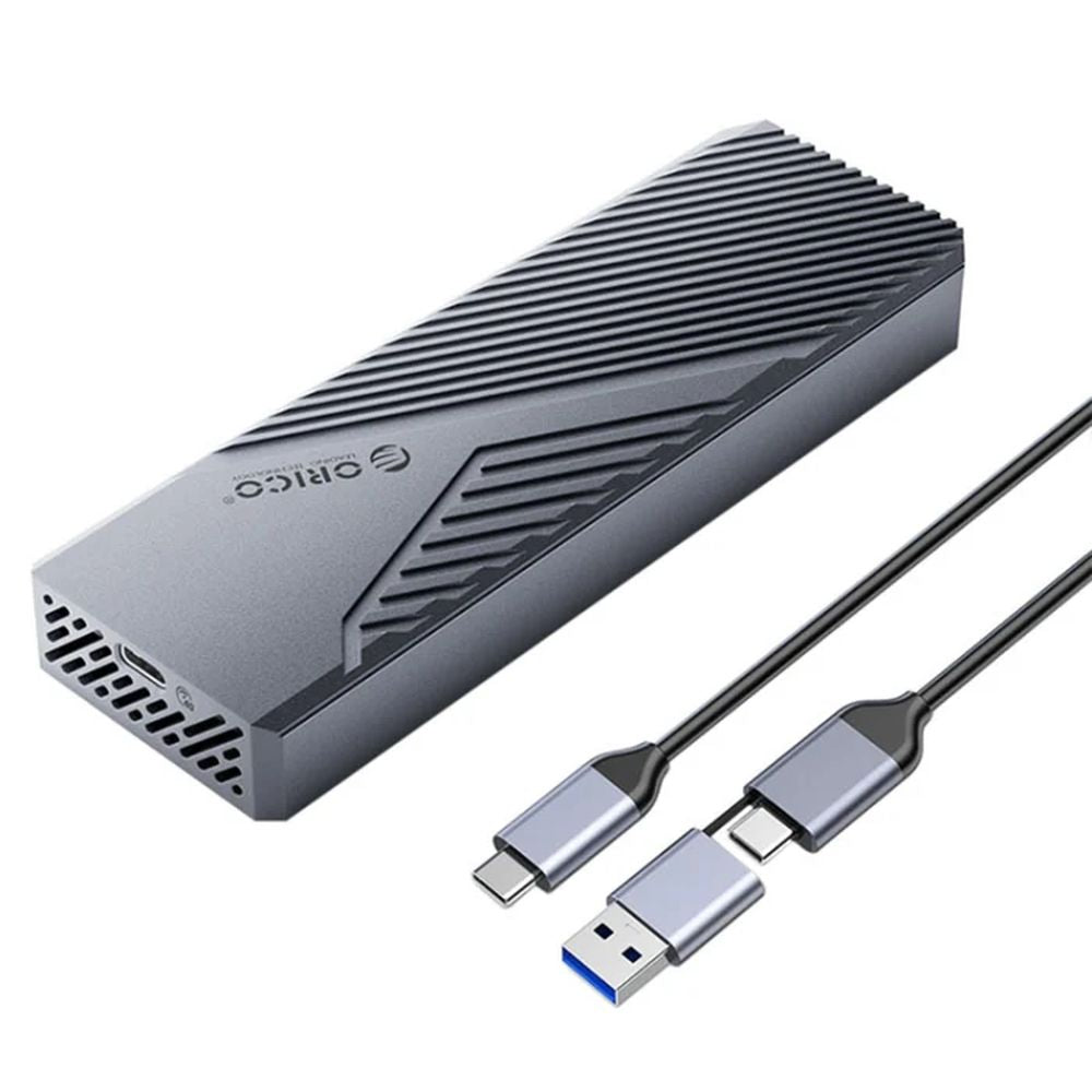 ENCLOSURE M2 NVME CNM2-U4 USB4 Tipo-C THUNDERBOLT 4/3 40GBPS SSD 2230 2242 2260 2280 KEY M COMPATIBLE UASP TRIM (CNM2-U4-GY)