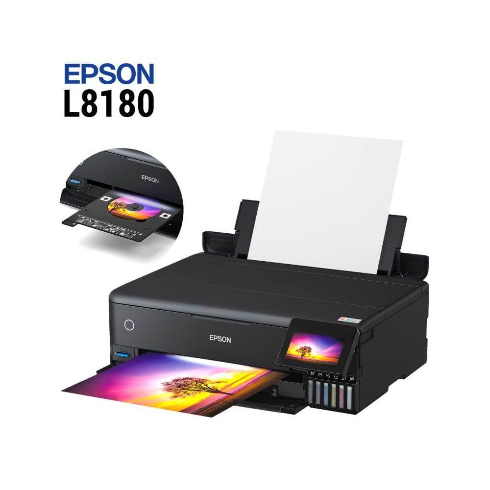 Impresora Multifuncional A3 Epson L8180 Sistema continuo Fabrica 6 COLORES