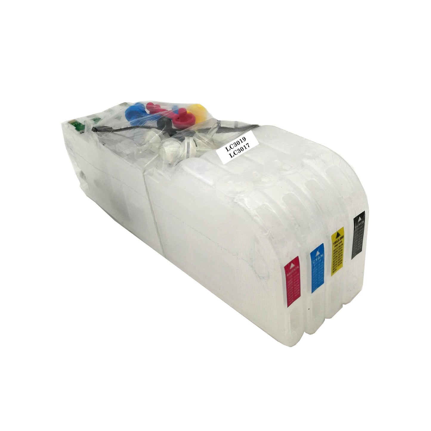 Cartucho lc-3019 lc3019 recargable largo grande brother KIT X4 CARTUCHOS LARGOS 110ML 75ML
