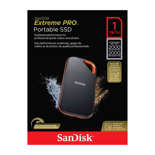 Disco Externo Ssd Portable Sandisk Extreme Pro E81 1tb 2000mb/s