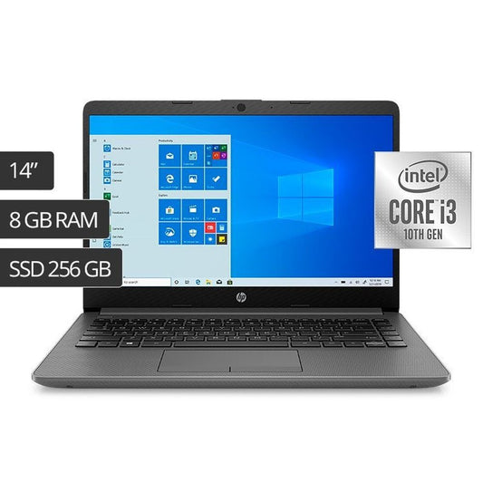 LAPTOP HP 14-cf2067la I3 10110U 14' 8GB RAM HD 256GB SSD