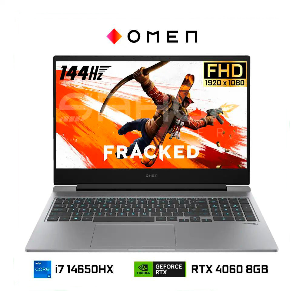 LAPTOP HP OMEN 16-AE0073CL CORE I7 14650HX 32GB DDR5 1TB SSD VIDEO RTX4060  8GB 144HZ FULL HD