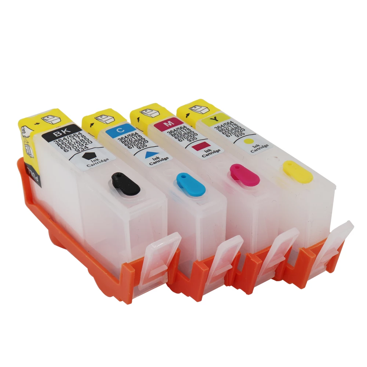 PACK CARTUCHO TINTA HP 670 670XL RECARGABLES Impresora 5525 3525 4615 4625