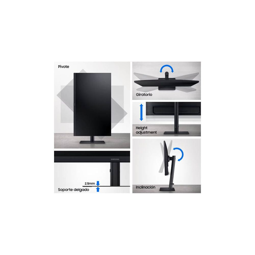 Monitor Samsung LS27B610EQNXZA 27' 2K 75HZ 5MS DP HDMI FREESYNC