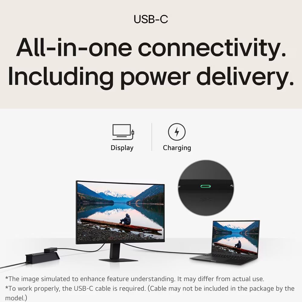MONITOR LG CURVO 24U421A-B 23.8" FHD 5MS 100HZ USBC VA VESA USB-C 15W