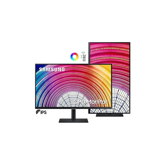 Monitor Samsung LS24A600NWNXGO 24' IPS 2K 75HZ 5MS PIVOTE USB