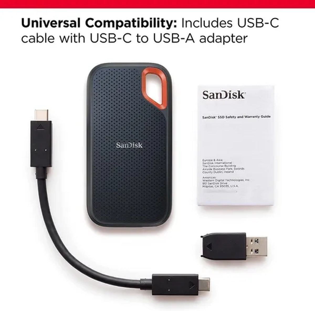 Disco Externo Ssd Portable Sandisk E61 Extreme 4tb 1050mb/s