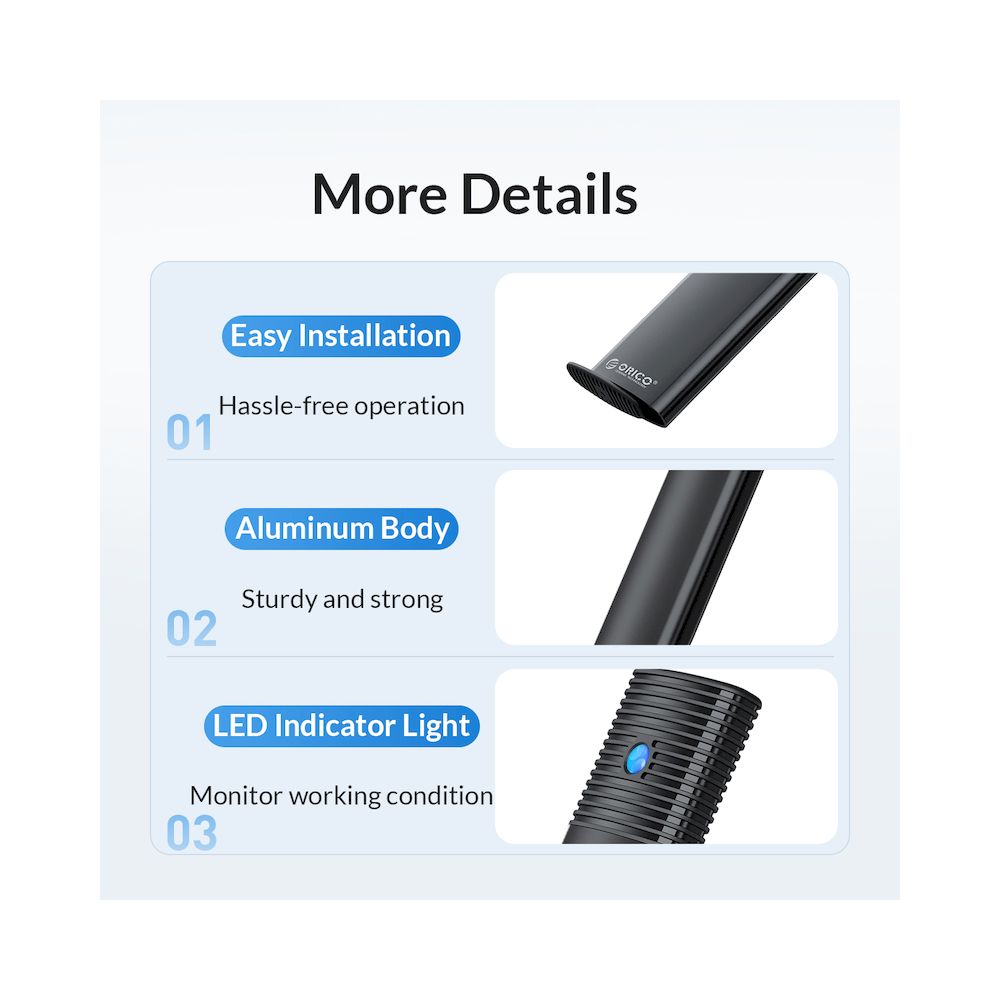 ENCLOSURE SSD M.2  SATA ORICO PWM2 USB C 3.2 2230 2242 2260 2280 5Gbps