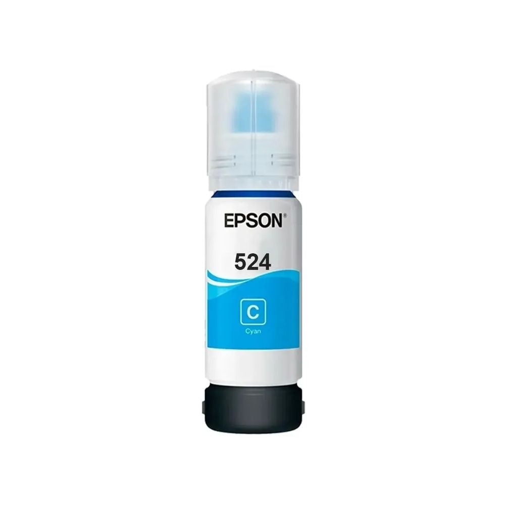 Botella Tinta Epson CYAN T524 524 L6580 L15150 L15160