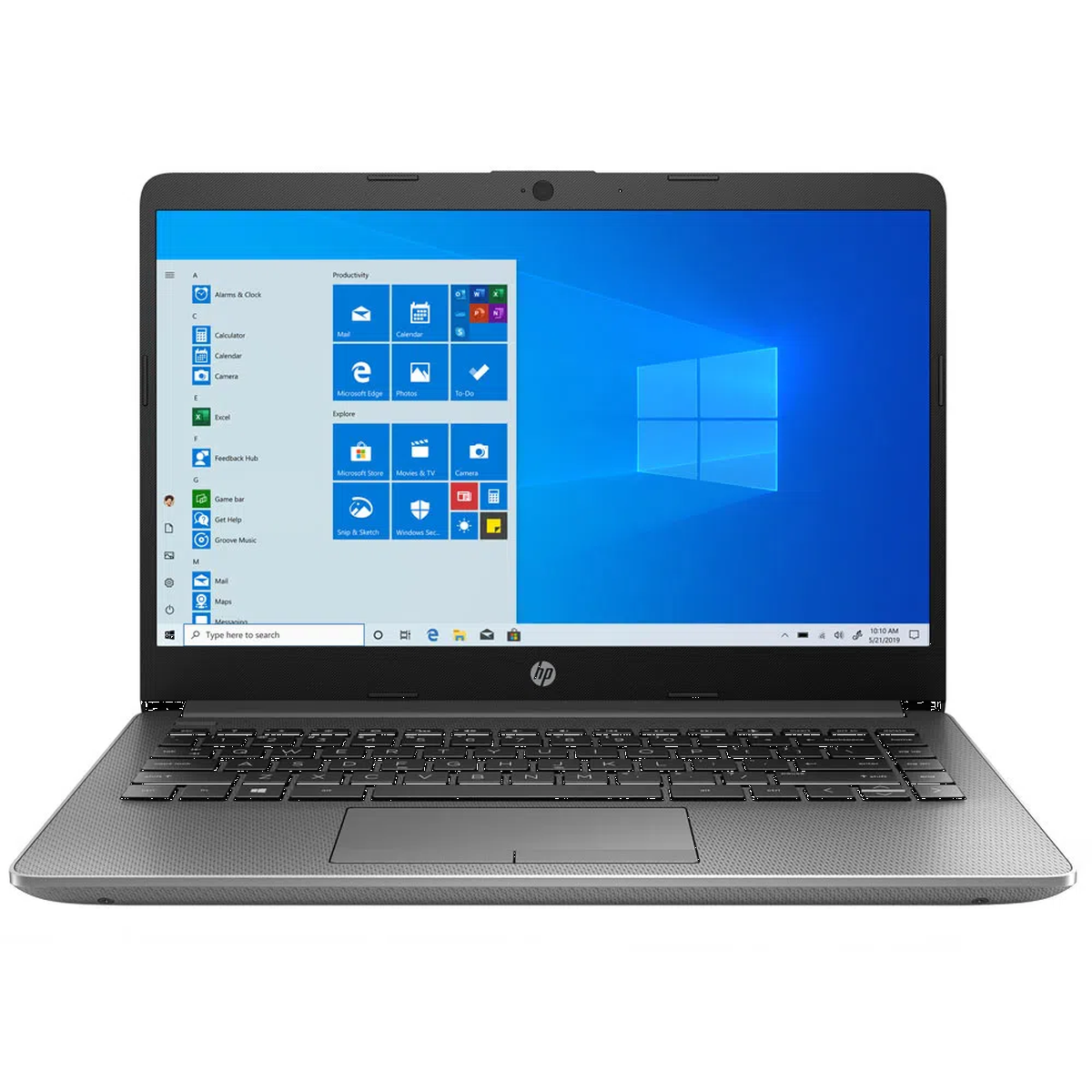 LAPTOP HP AMD Athlon 14' 14-DK1015LA 256GB SSD 4GB RJ45 LAN 4 NUCLEOS OFICINA (PN 22B03LA#ABM)