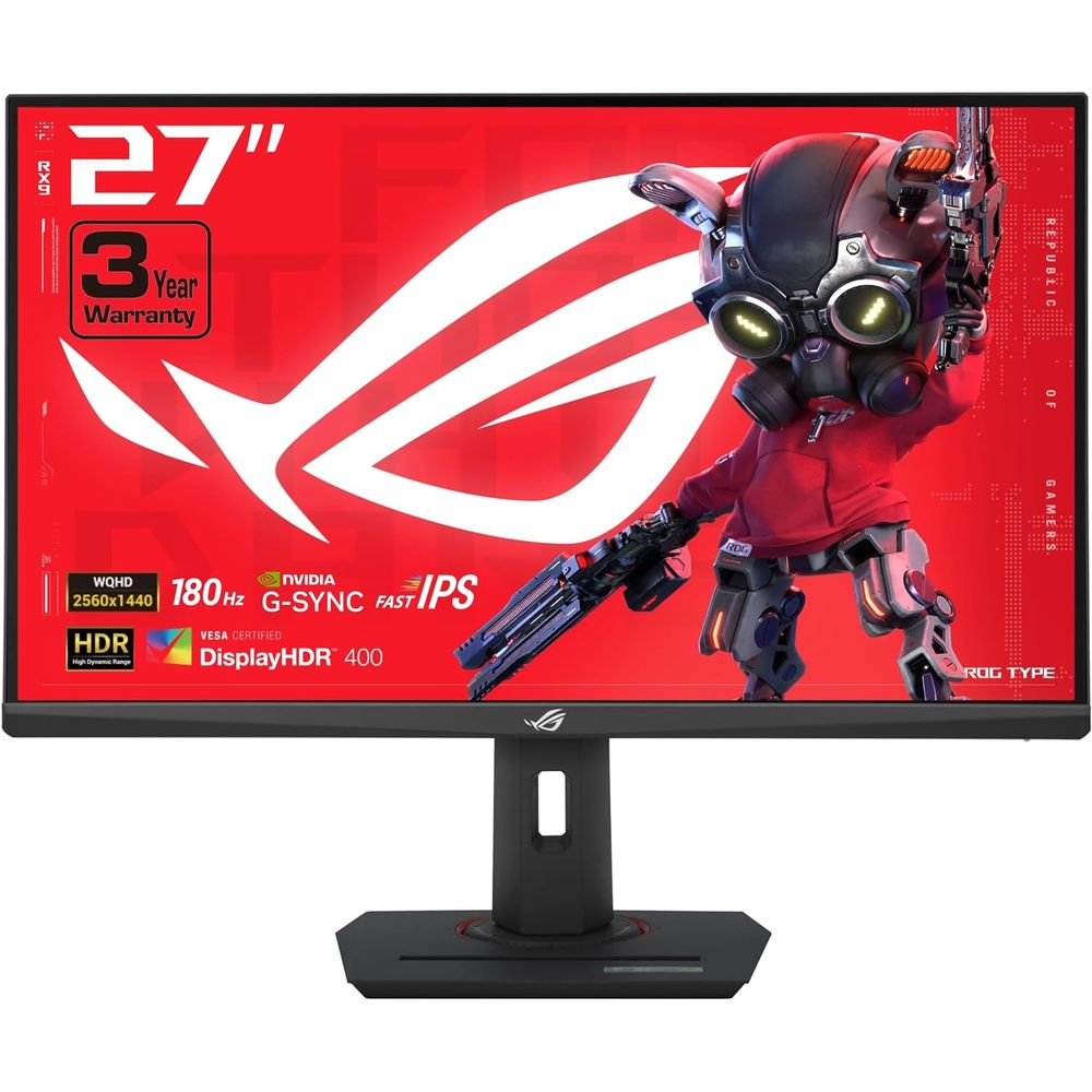 Monitor ASUS ROG STRIX XG27ACS 27' 2560x1440 1MS 170HZ PIVOTE GIRO FREESYNC HDMI