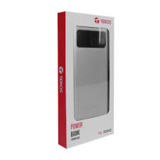 POWERBANK TEROS TE-7054S 10000mAh PD30W COLOR GRIS BATERÍA EXTERNA