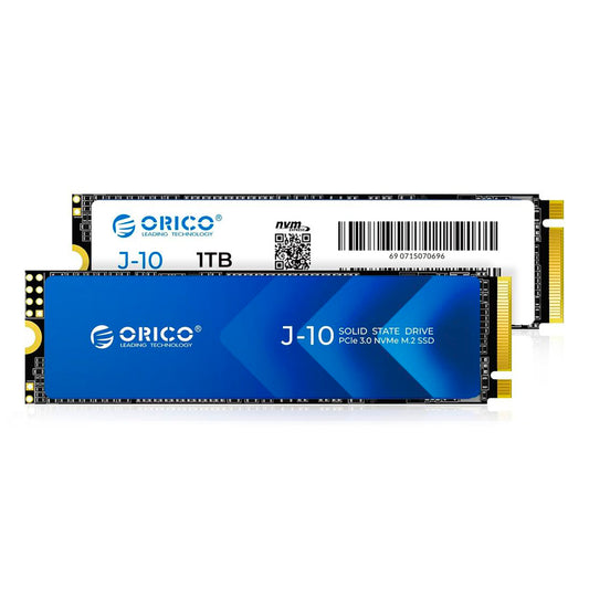 DISCO SOLIDO M.2 ORICO J10 PCIE GEN3X4 2280 NVME 1TB 3D NAND LECTURA HASTA 3100 MBS