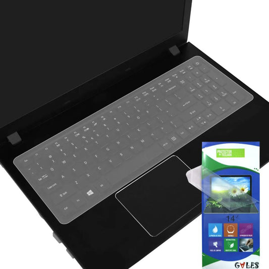 Protector de Teclado para Laptop 15.6" y 14" – Antipolvo, Lavable y Resistente
