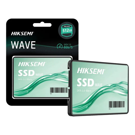 Unidad de estado solido SSD SATA HIKSEMI WAVE 512GB 2.5' LECTURA 530MBS, ESCRITURA 450MBS