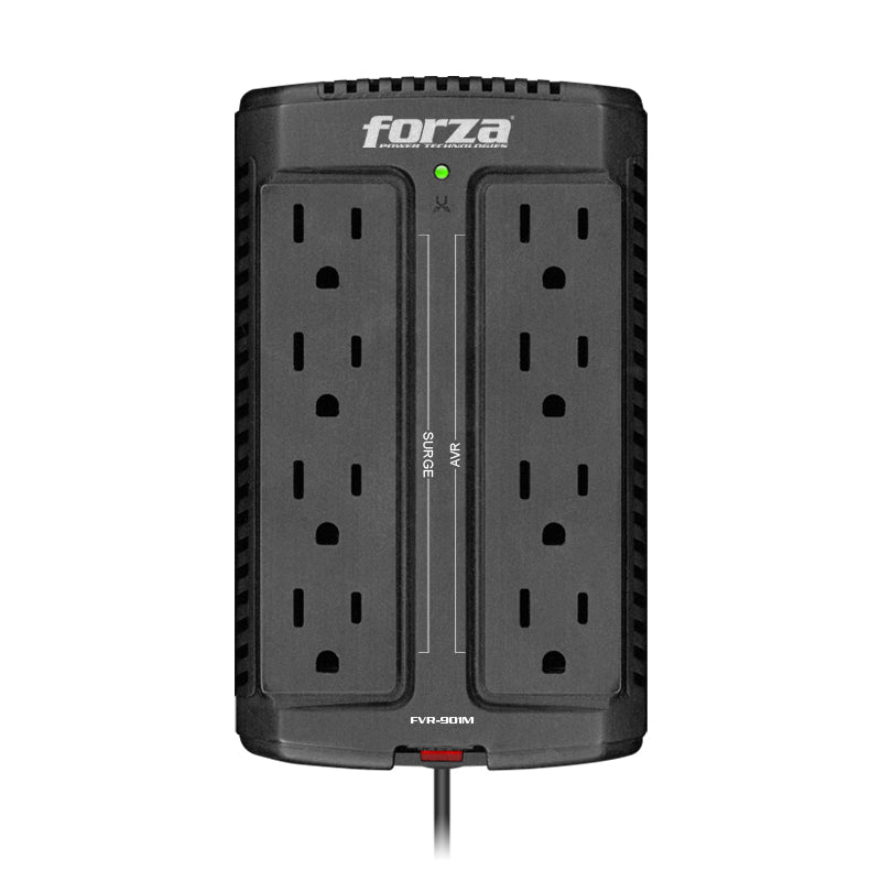 Regulador automático de voltaje ESTABILIZADOR 900VA/450W, 8 NEMAS, PROTECCION NIVEL 4