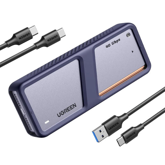 ENCLOSURE UGREEN CM642 40GBPS CON CAJA ALUMINIO NVME 2230/2242/2260/2280 THUNDERBOLT 3/4 SSD 2230 2242 2260 2280 con key M y B+M USB4 (CM642 15976)