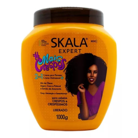 Crema De Tratamiento Skala Mas Crespos 1000 Ml Vegana