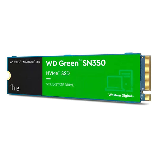 DISCO SSD M.2 WESTERN DIGITAL GREEN SN350 M2 NVMe 1TB PCI-E Gen3x4 (WDS100T2G0C)