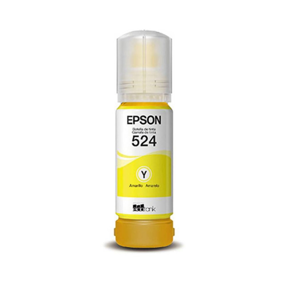Botella Tinta Epson AMARILLO T524 524 L6580 L15150 L15160