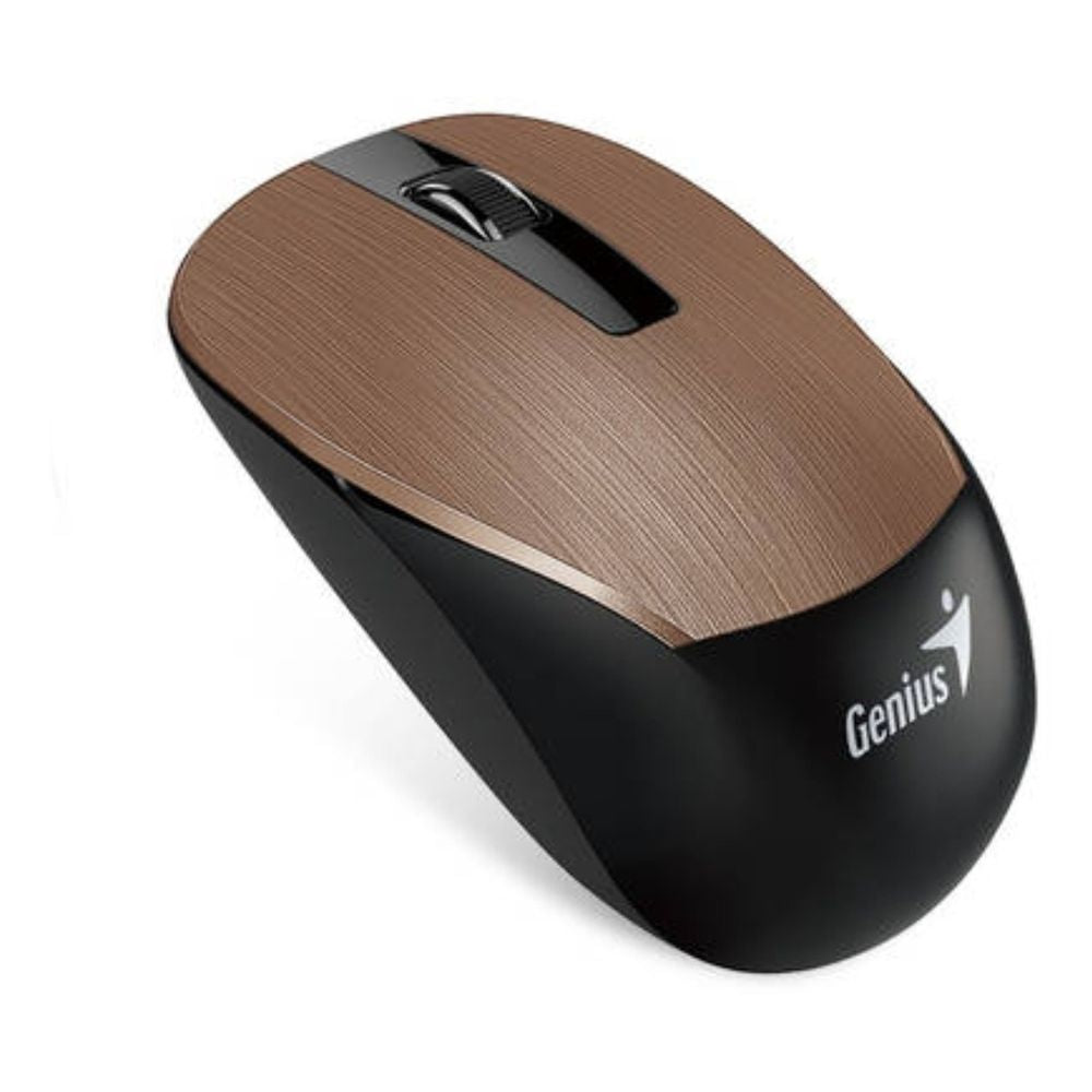 Mouse Inalambrico GENIUS NX-7015 MARRON CON NEGRO