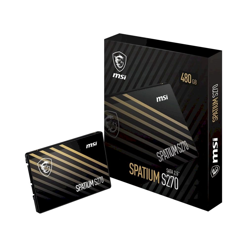Unidad estado solido MSI SPATIUM S270 480GB 2.5' 6.0 GB/s SATA iii