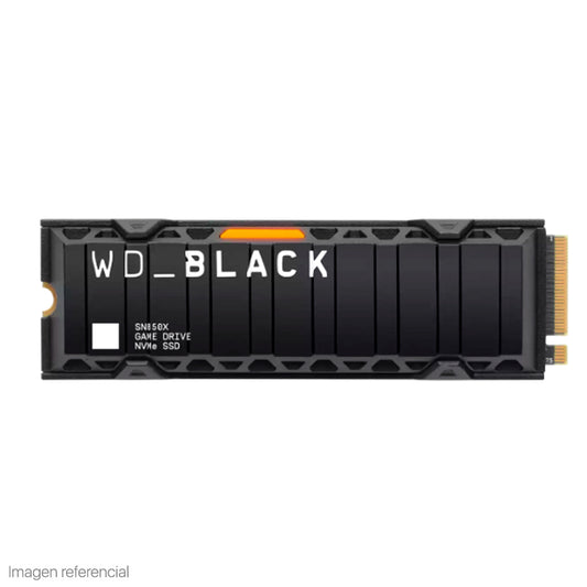 DISCO GAMER SSD M.2 WESTERN DIGITAL 2TB NEGRO BLACK SN850X NVME PCI-E GEN 4.0 x4 / DISIPADOR