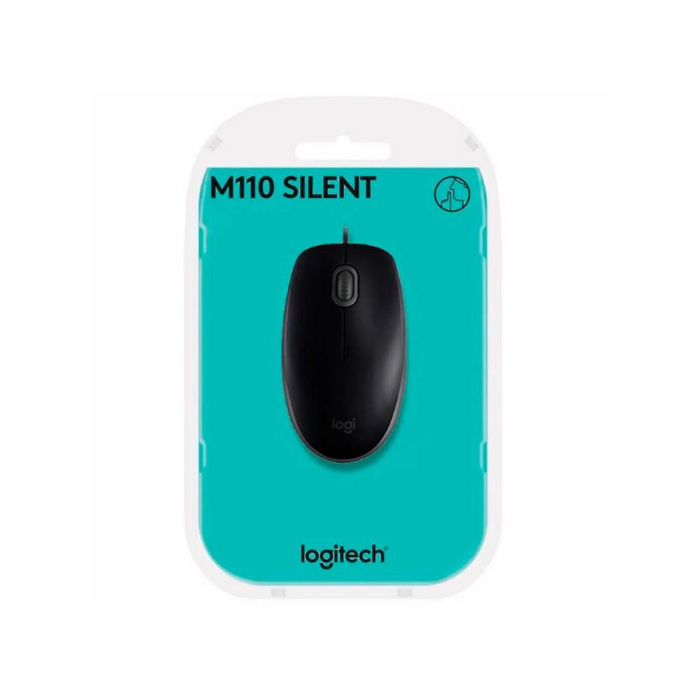 Mouse Logitech M110 SILENT NEGRO LOGITECH M110 SILENCIOSO