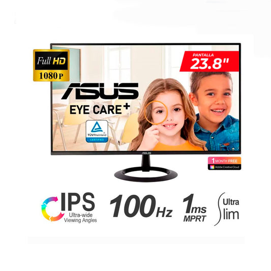 MONITOR GAMING ASUS VZ24EHF 23.8" IPS KENSINGTON 1MS 100HZ