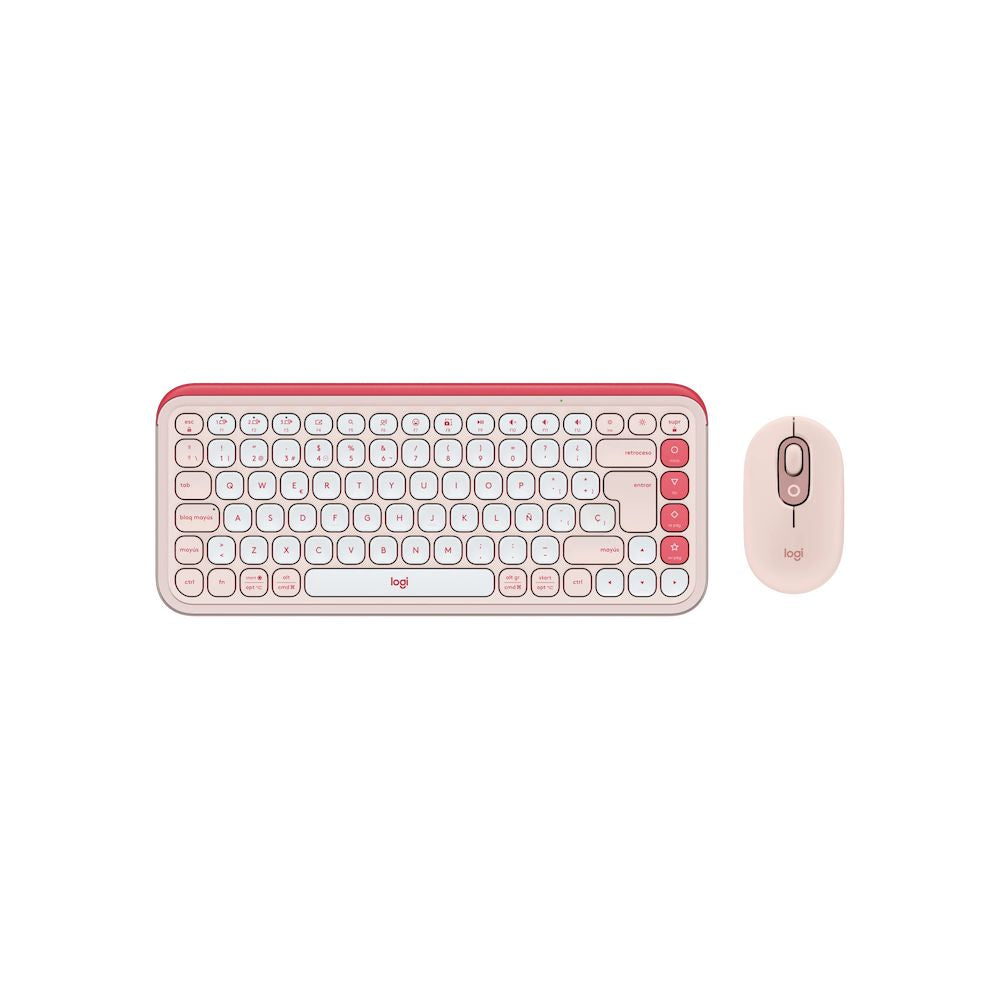 TECLADO LOGITECH + MOUSE POP ICON BLUETOOTH WIRELESS COPILOT LILA