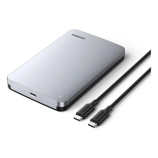 ENCLOSURE SATA 2.5' UGREEN USB 3.1 GEN 2 HARD DRIVE 2.5" SSD & HDD 6GBPS ALUMINIO UGREEN 70499