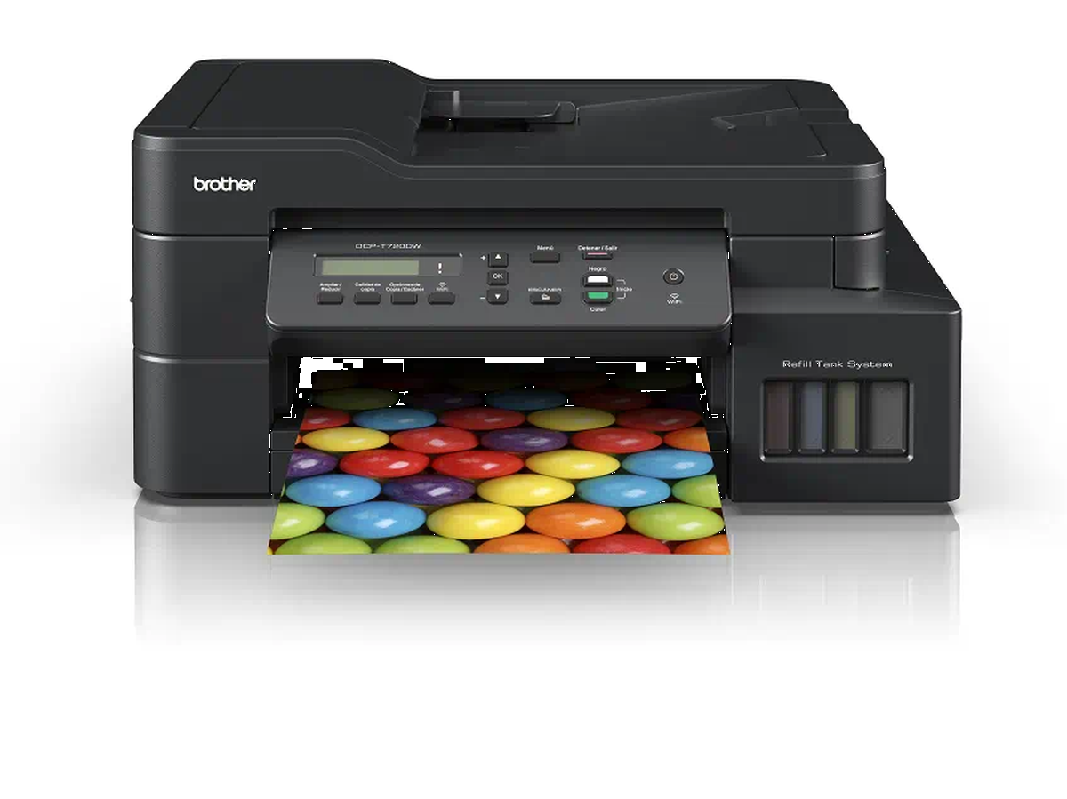 Impresora Multifuncional Brother T720 Sistema Continuo WIFI ADF DUPLEX