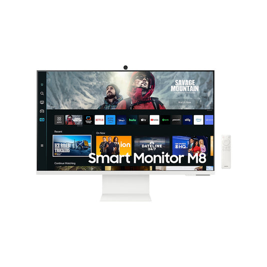 Monitor SMART Samsung 32' UHD WIFI BLUETOOTH USB C PARLANTES
