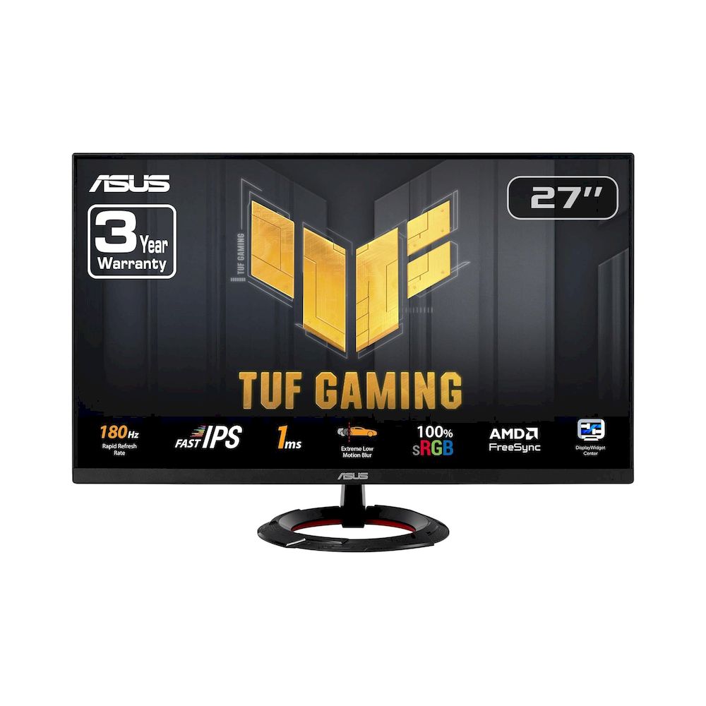 MONITOR ASUS TUF Q3 VG279Q3R 27' FULL HD IPS 1MS 180HZ HDMI DP AUDIO PARLANTES